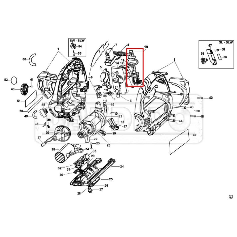 90517396 Black+Decker KS900SW Mil ve Bıçak Tutucu