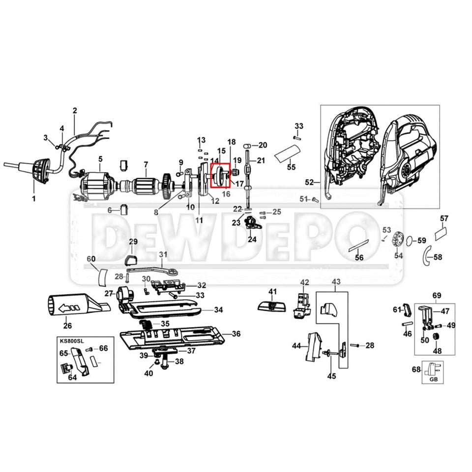 90526099 Black+Decker KS800S Dişli