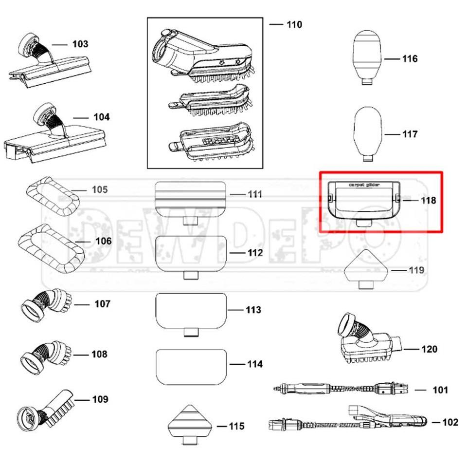 90585491 Black+Decker BHSM1615 Halı Aparatı | dewdepo