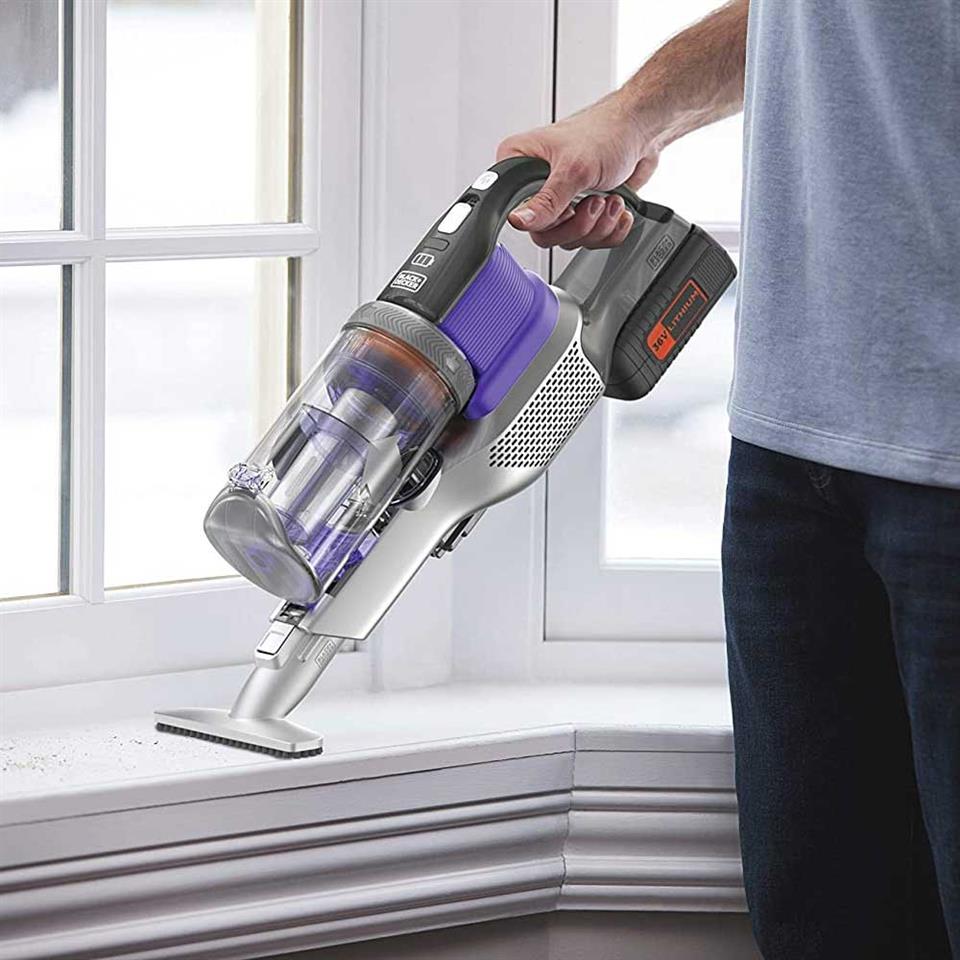 Black+Decker BHFEV362DP 36V Kablosuz Pet Başlıklı Dikey Süpürge
