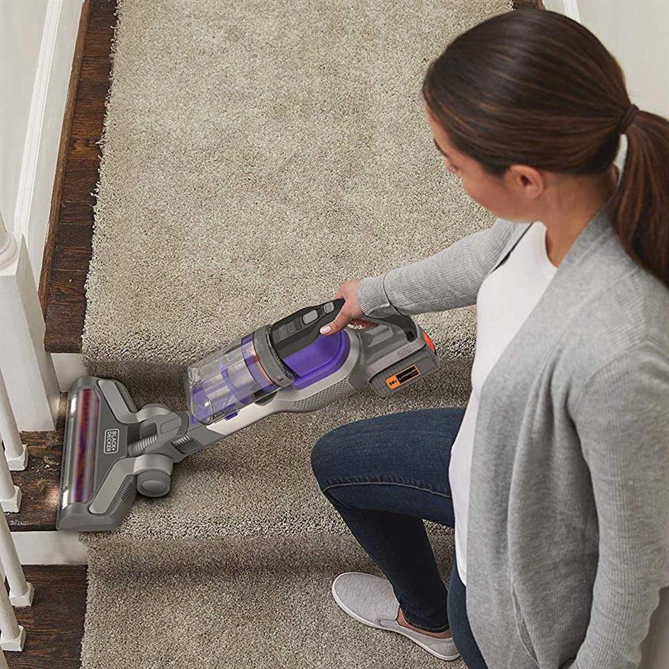 Black+Decker BHFEV362DP 36V Kablosuz Pet Başlıklı Dikey Süpürge