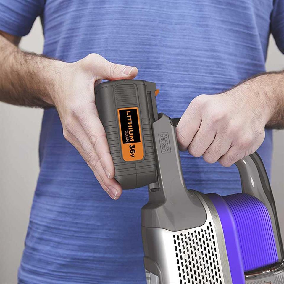 Black+Decker BHFEV362DP 36V Kablosuz Pet Başlıklı Dikey Süpürge