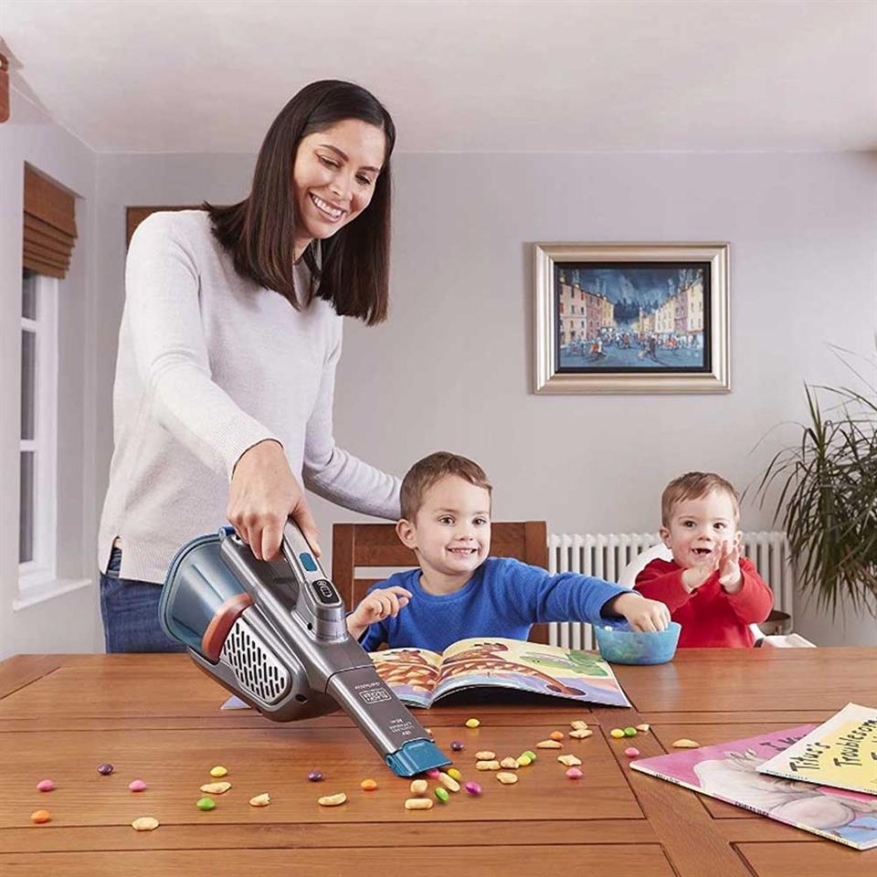 Black+Decker BHHV520BF 18V Şarjlı Stanard Girişli El Süpürgesi