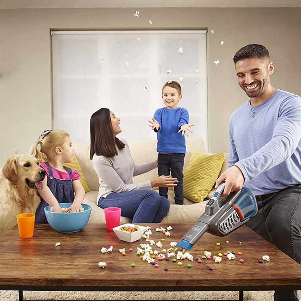 Black+Decker BHHV520BF 18V Şarjlı Stanard Girişli El Süpürgesi