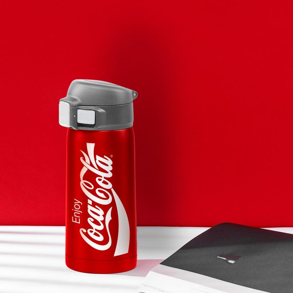 Coca-Cola CCMDB35 0,35L Vakumlu Çift Yalıtımlı Paslanmaz Çelik Seyahat Bardağı /Termos