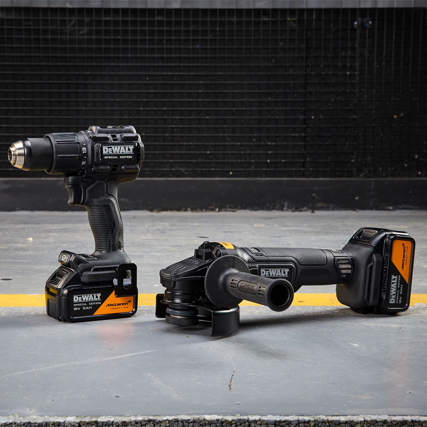 Dewalt DCK2223MP2T Mclaren Avuç Taşlama Matkap Set 18V 5AH | dewdepo