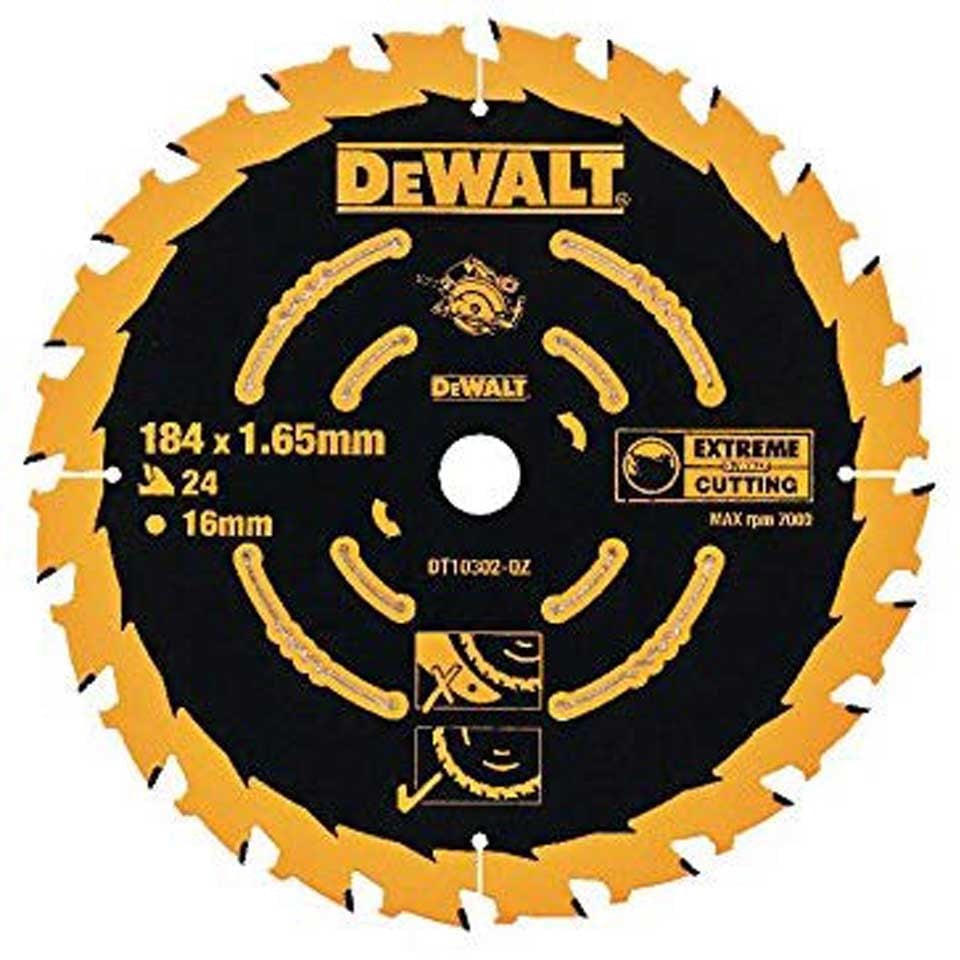 Dewalt DT10302 Extreme Ahşap Kesim Elmas Testere Bıçağı 185 mm