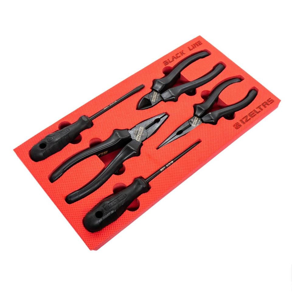 İzeltaş Black Line Pense Tornavida Seti 5 Parça 13000005133