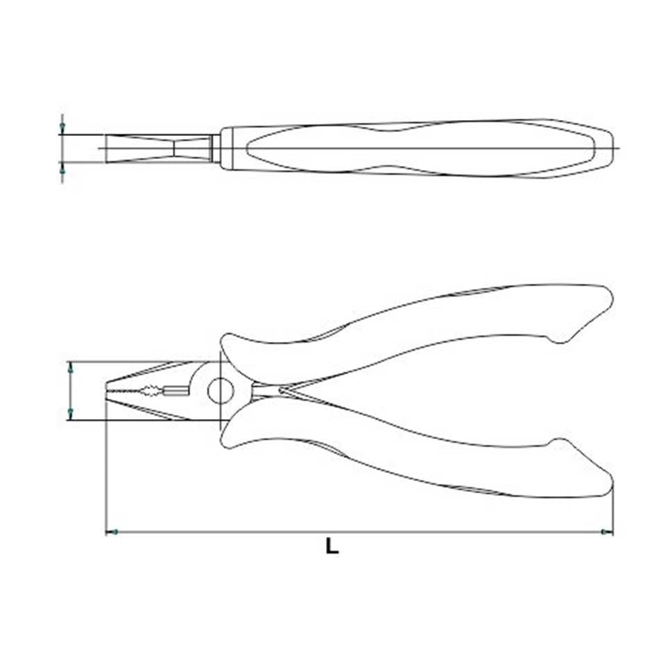 İzeltaş Elektronikçi Pense 125 mm