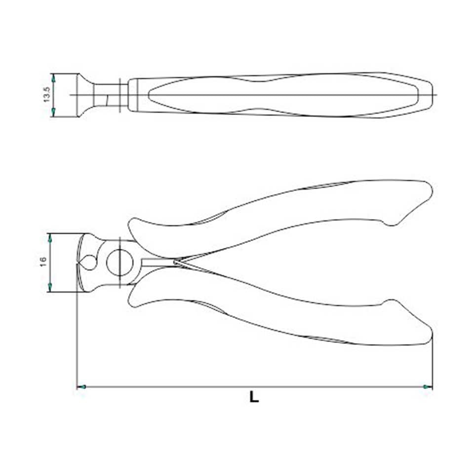İzeltaş Elektronikçi Tepe Keski 125 mm