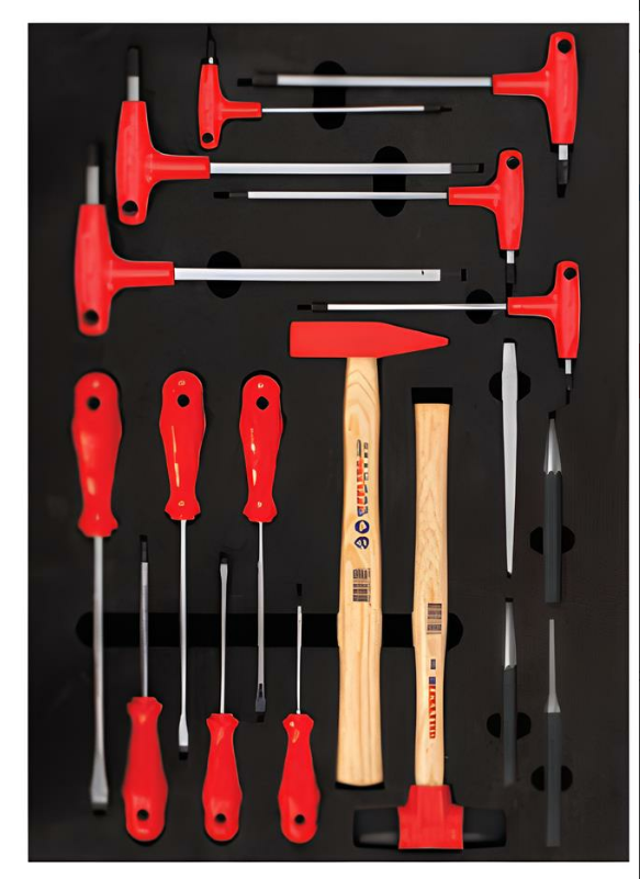 İzeltaş Elite 7 Çekmeceli Takım Dolabı 139 Parça (Dolu)