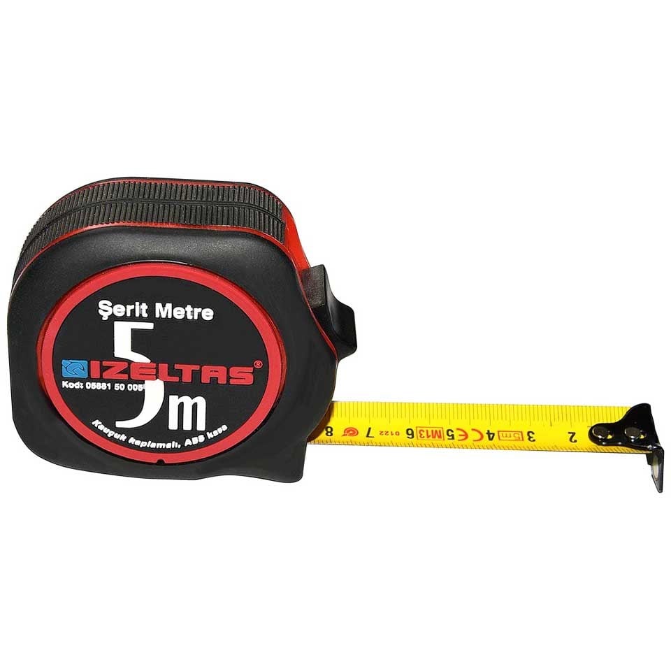 İzeltaş Şerit Metre Plastik 5 metre