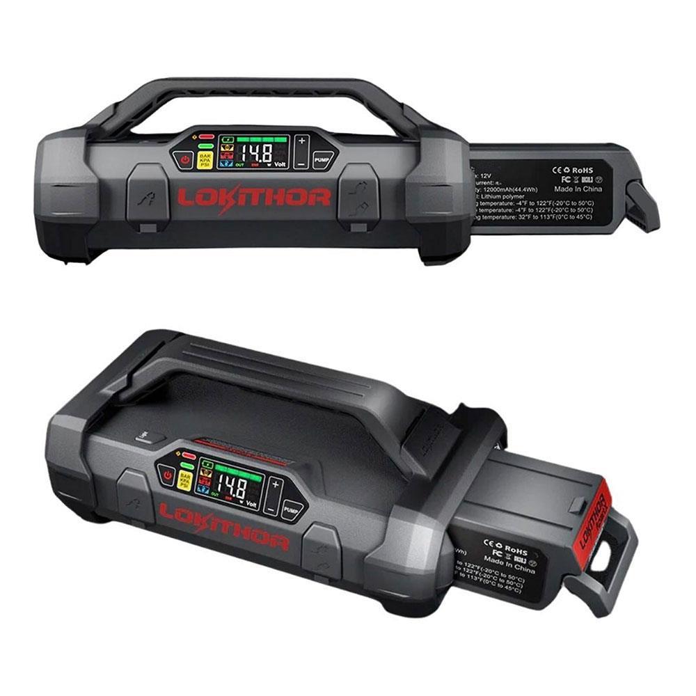 Lokithor APARTX2500 12V 2500Amp LiFePO4 Akıllı Akü Takviye + Pompa + Powerbank + Led Lamba