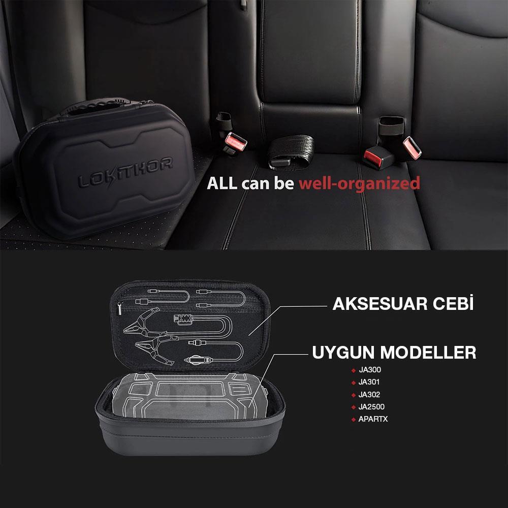 Lokithor CASE001 JA Serisi Akü Takviye Cihazları İçin Taşıma Çantası