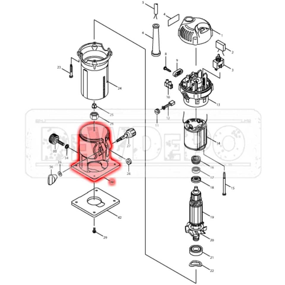 Makita 3709 Tabla 419138-4 | dewdepo