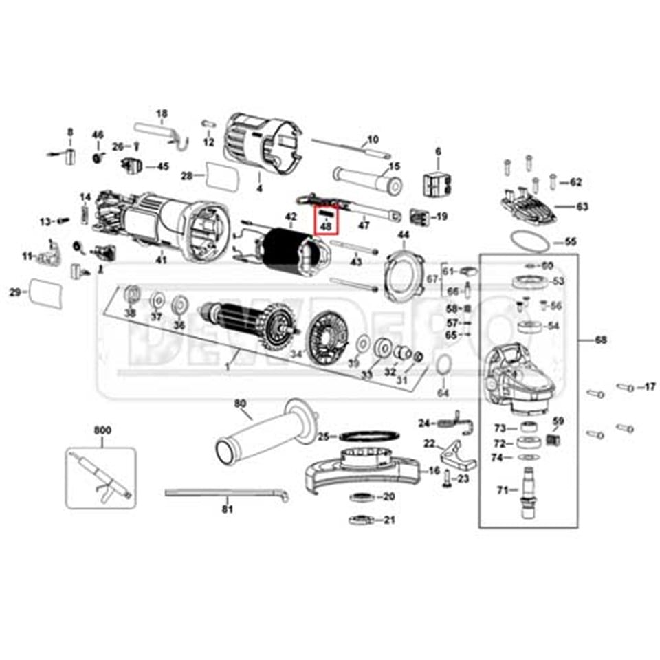N093410 Dewalt DWE4156 Bağlantı Kol Yayı