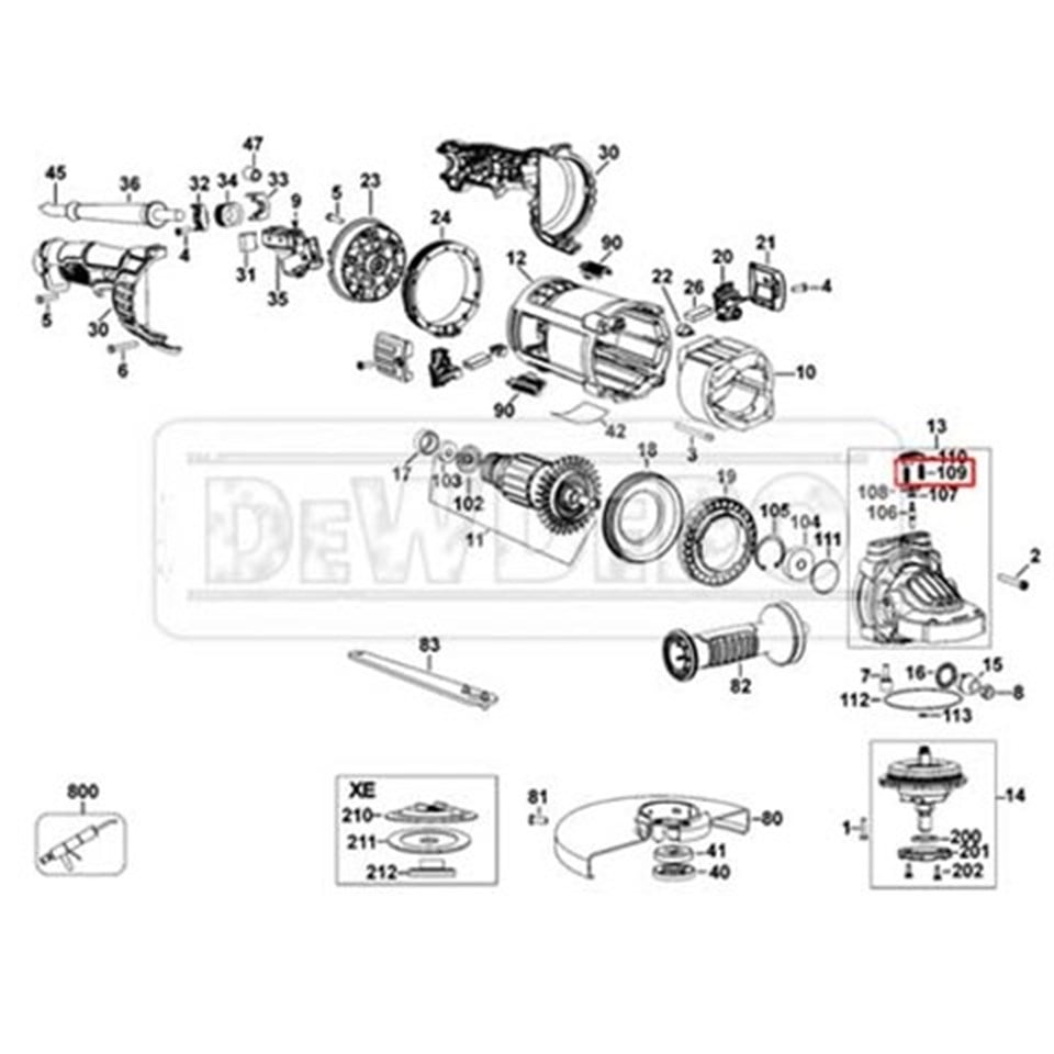 N110675 Dewalt DWE4557 Yay