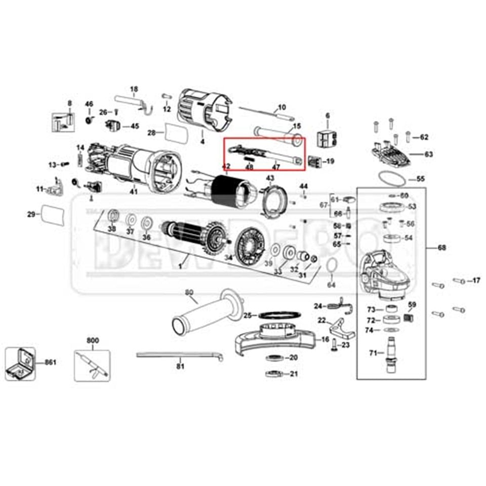 N117648 Dewalt DWE4151 Bağlantı Kolu