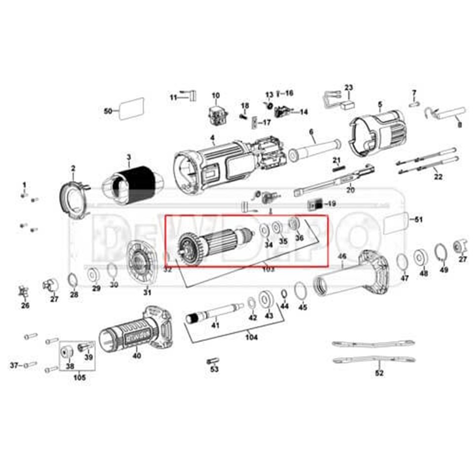 N386326 Dewalt DWE4884 Endüvi  | dewdepo