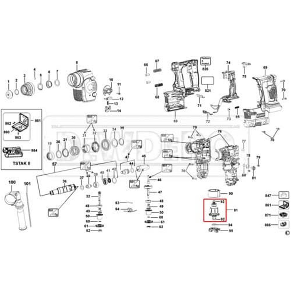 N392987 Dewalt DCH253 Endüvi | dewdepo