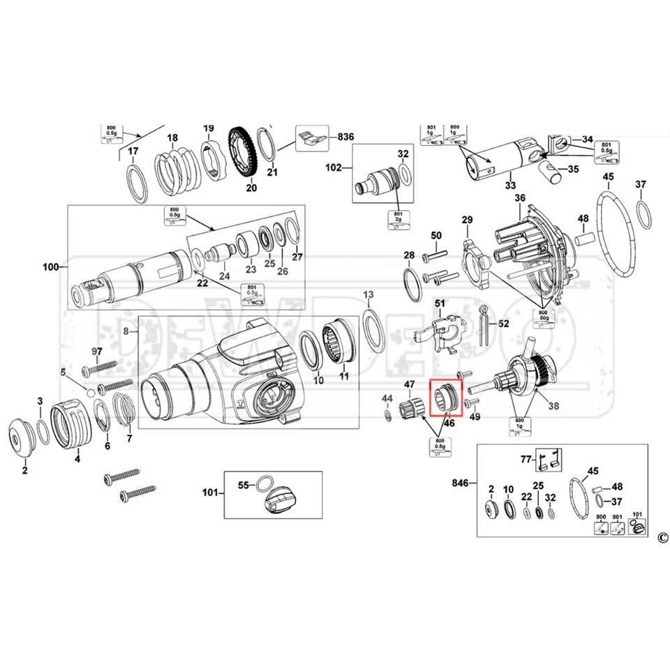 N417853 Dewalt D25133 Bilezik | dewdepo.com