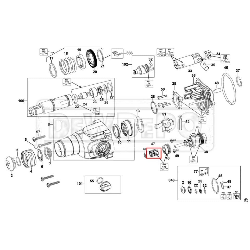 N417859 Dewalt D25133 Vites Dişli