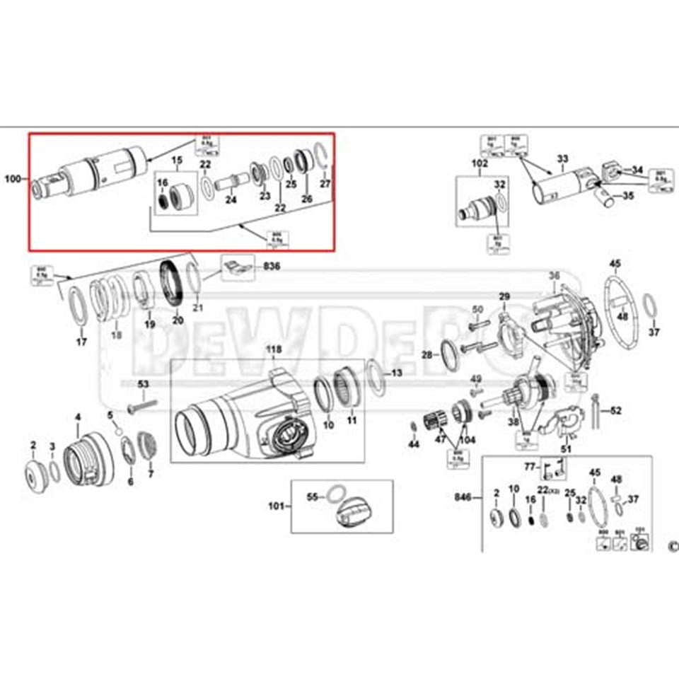 N418052 Dewaalt D25262 Kovan