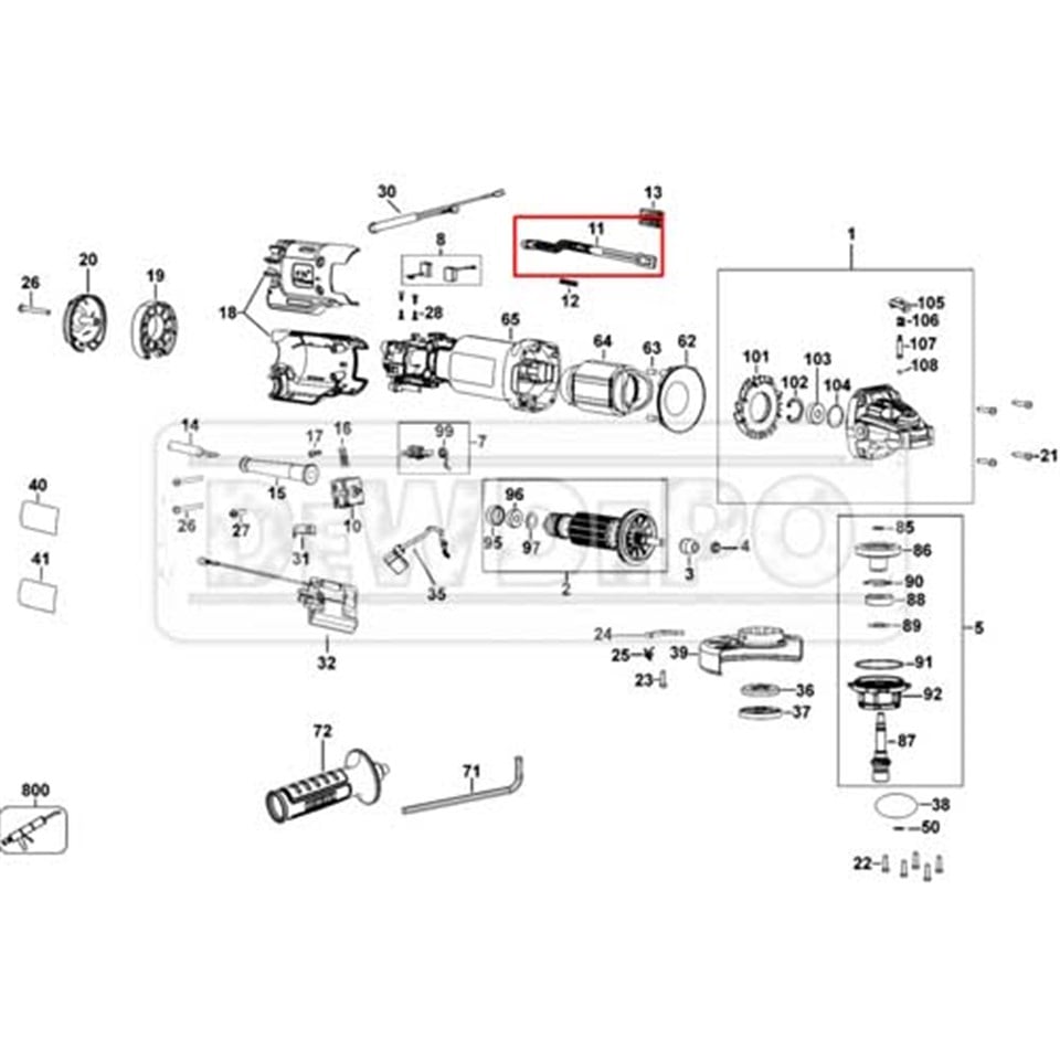 N437742 Dewalt DWE4237 Bağlantı Kolu