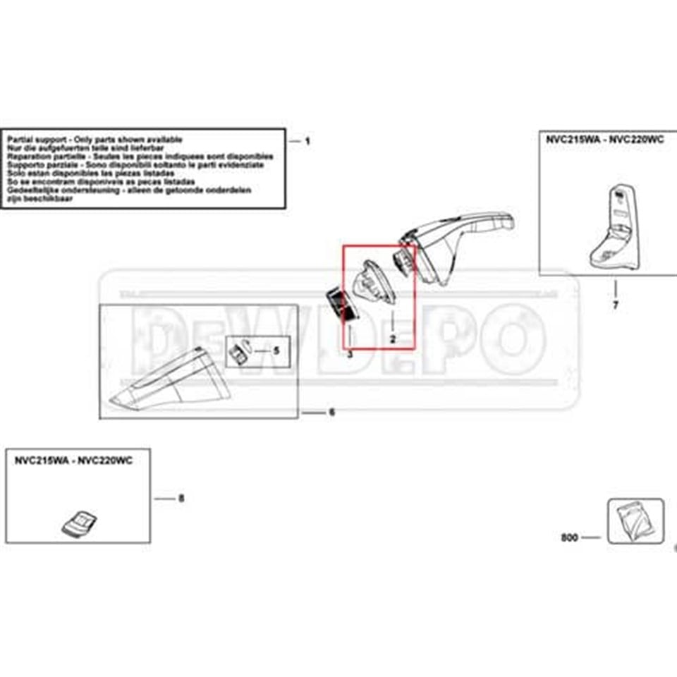 N611068 Black+Decker NVC215WA Filtre | dewdepo