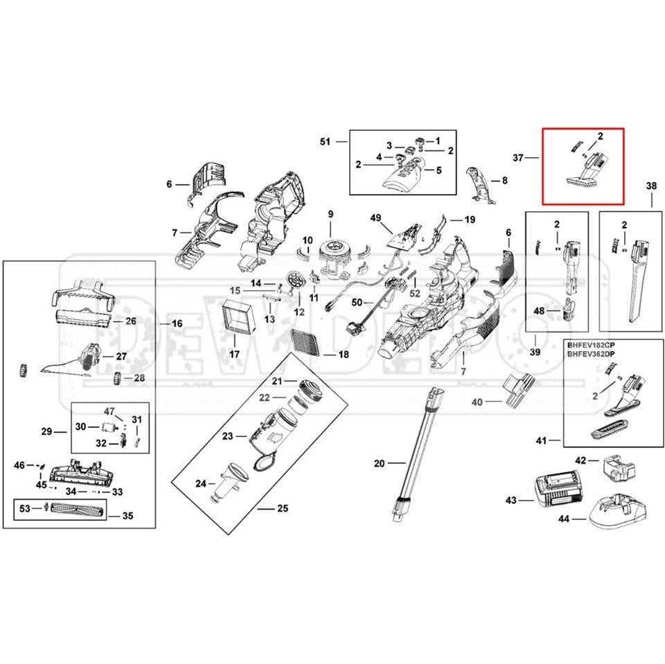 N764712 Black Decker BHFEV362D Fırça  | dewdepo