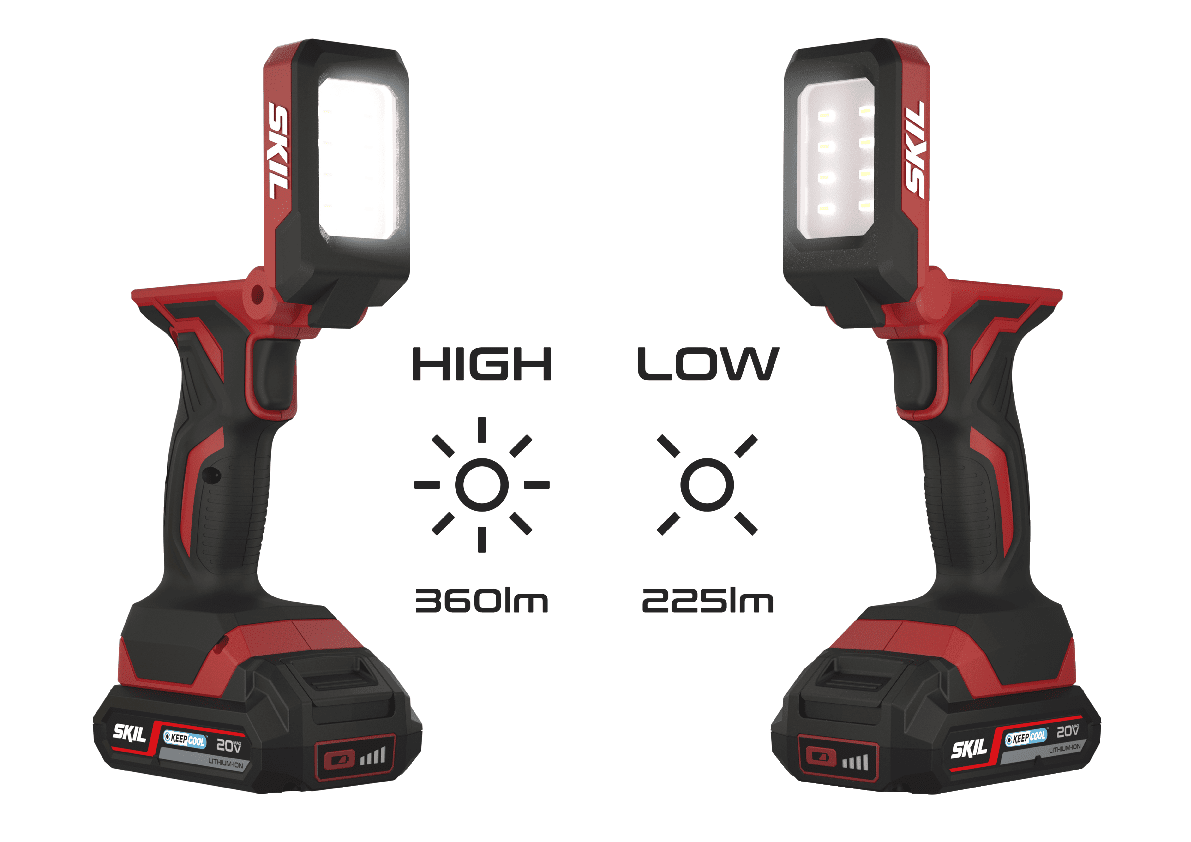 SKIL PowerTools 3155CA Akülü Led Işık 400 Lümen | dewdepo.com