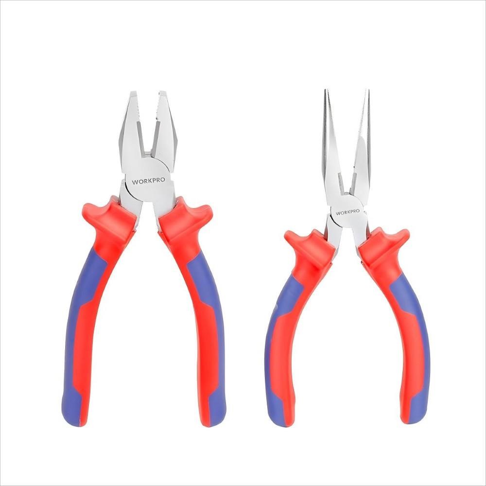 WORKPRO WP202533 1/4'’ 3/8’’ 1/2'’ 123 Parça Cr-V Metrik Ağır Hizmet Lokma ve Kombine Anahtar Takımı