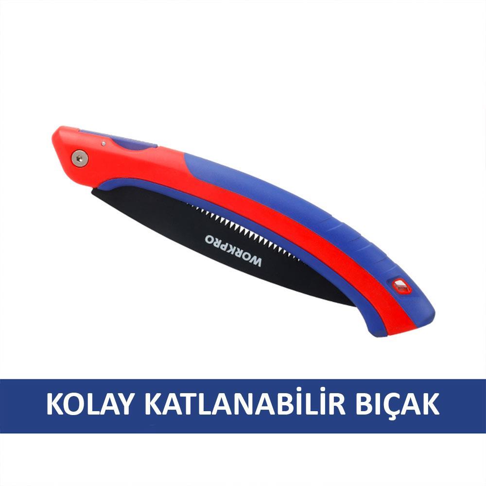 WORKPRO WP333003 250mm Katlanabilir Profesyonel Ağaç Budama Testeresi