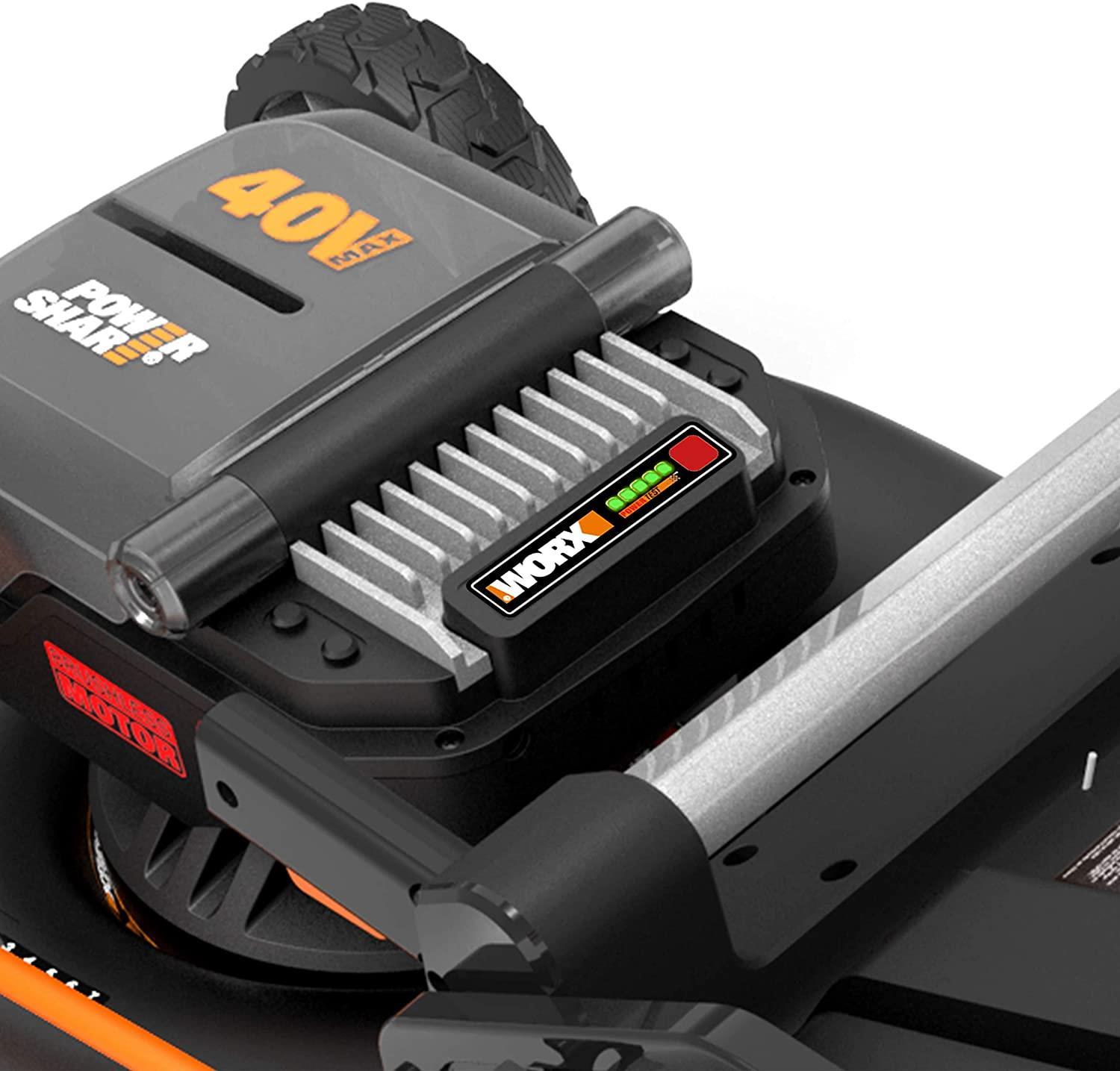 WORX WG749E 40Volt 4.0Ah. Li-ion 46CM Profesyonel Kömürsüz Şarjlı Çim Biçme 