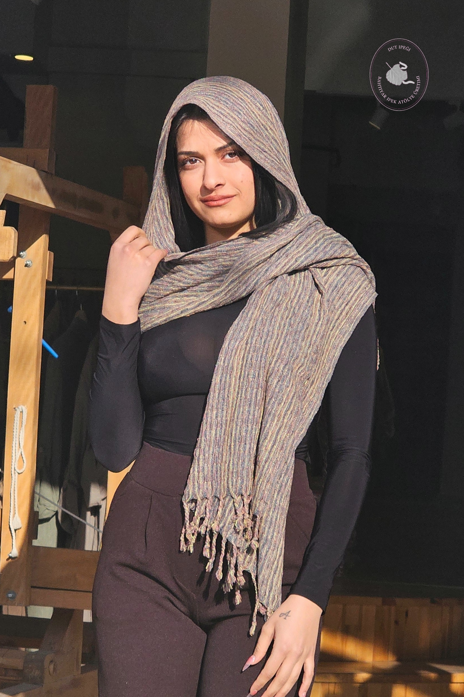 Kirman İpek Şal  Bahtiyar İpek Şal