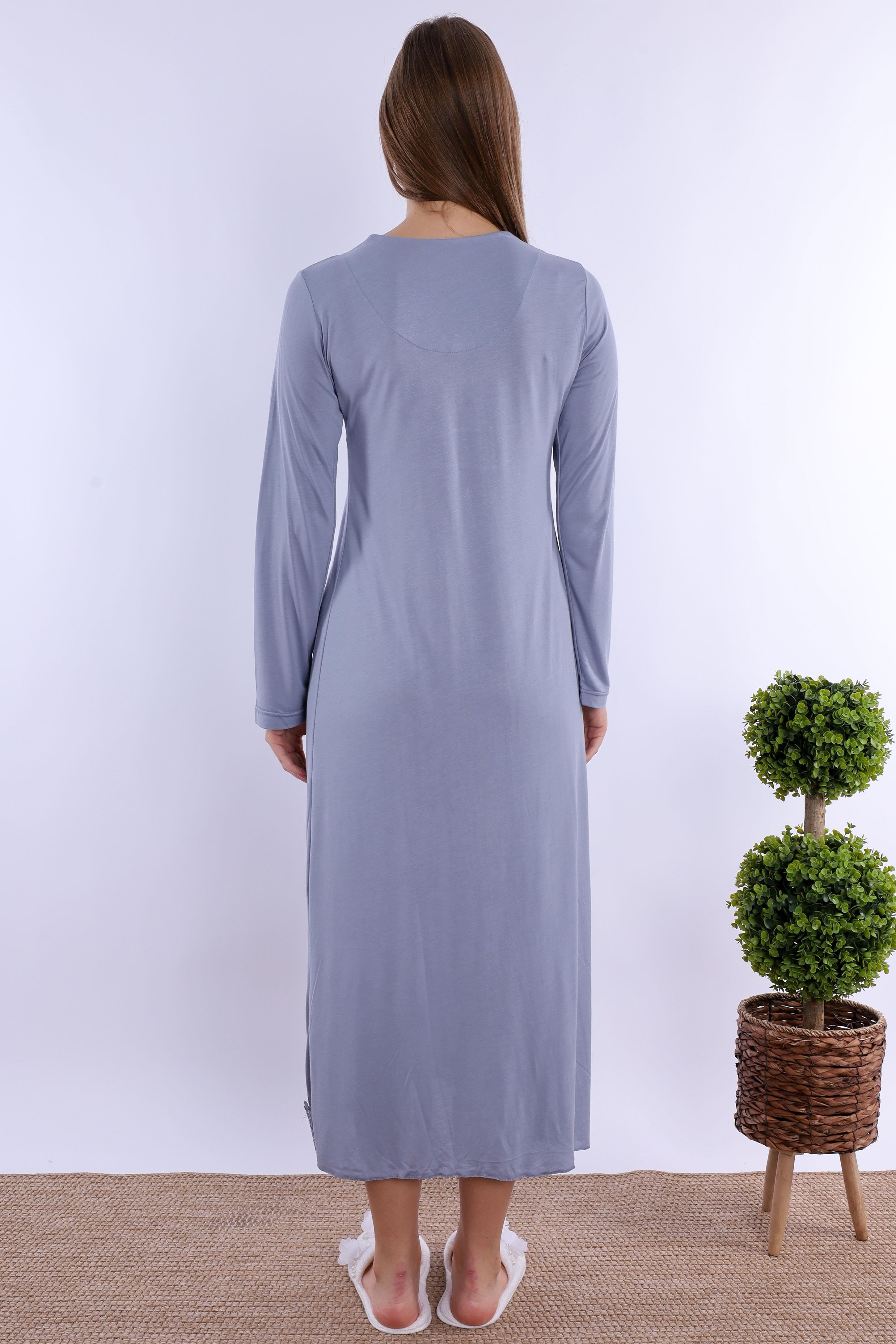 215122 Mavi Hamile Lohusa Gecelik