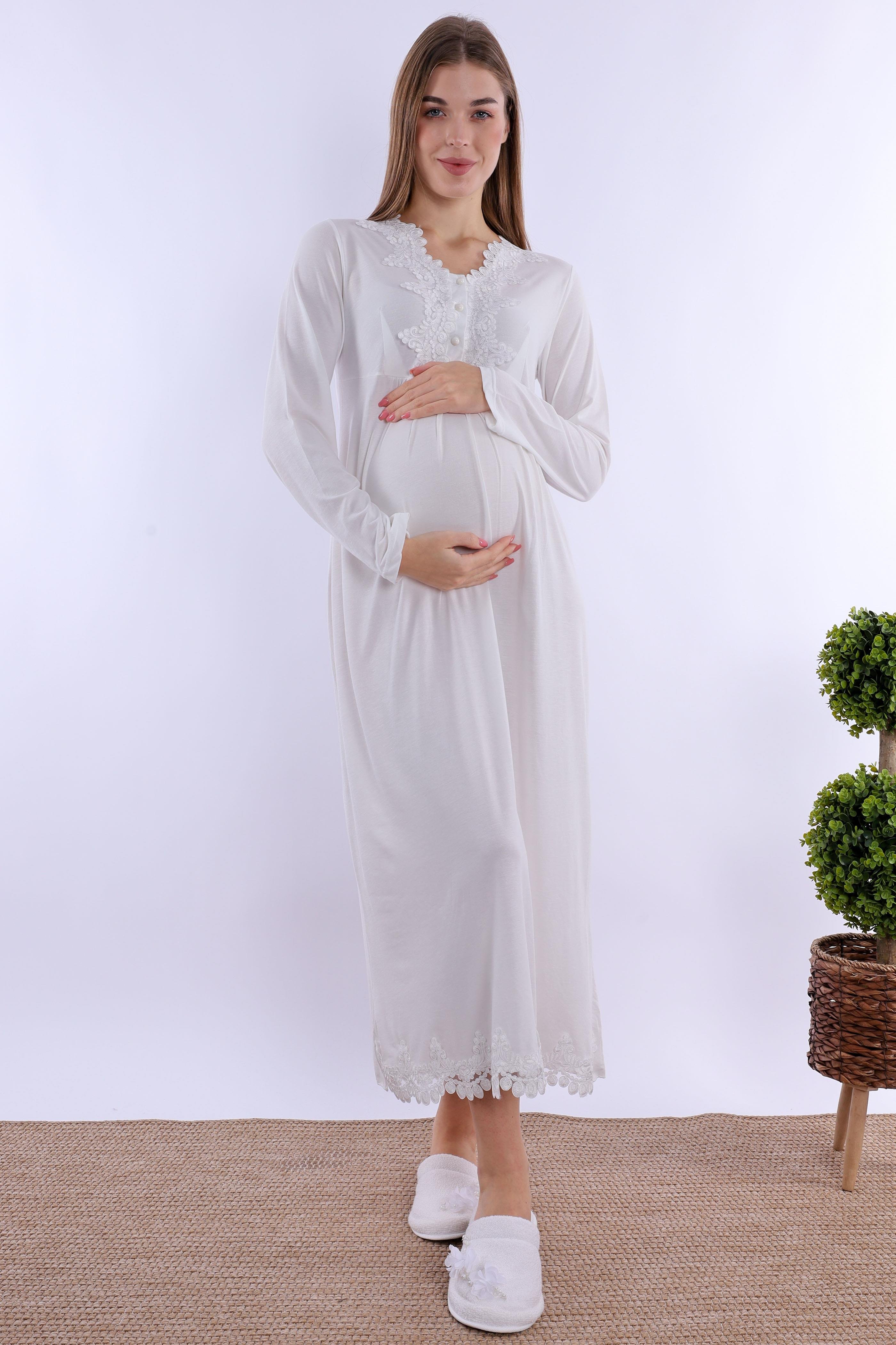 215192 Ekru Hamile Lohusa Set