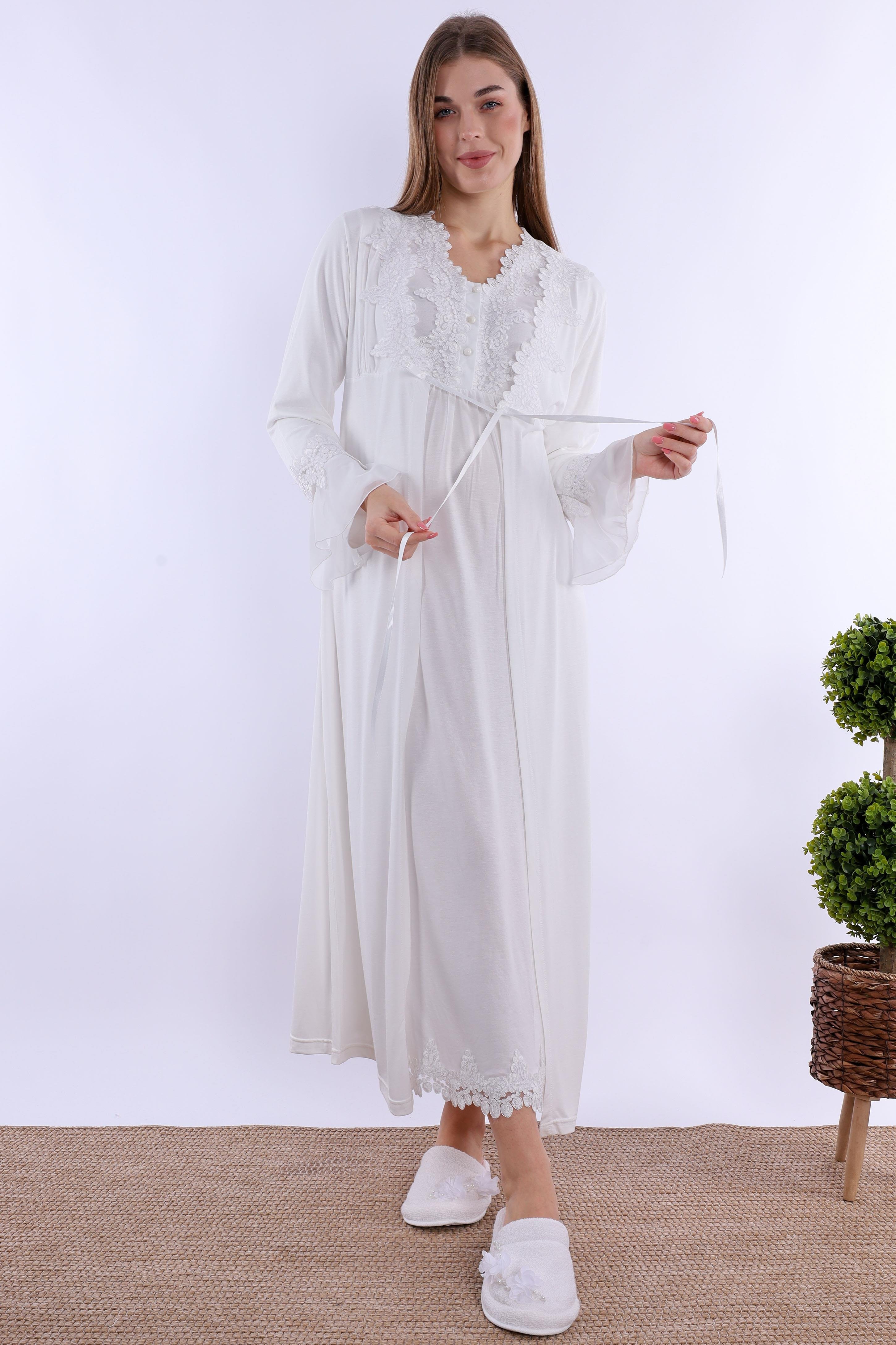 215192 Ekru Hamile Lohusa Set