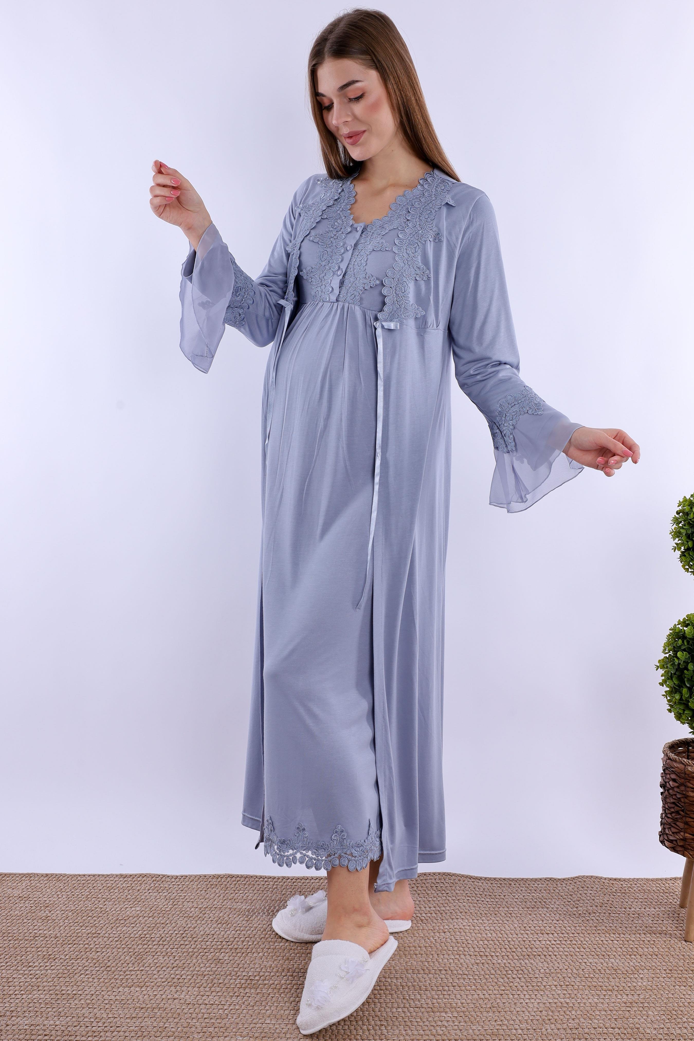 215192 Mavi Hamile Lohusa Set