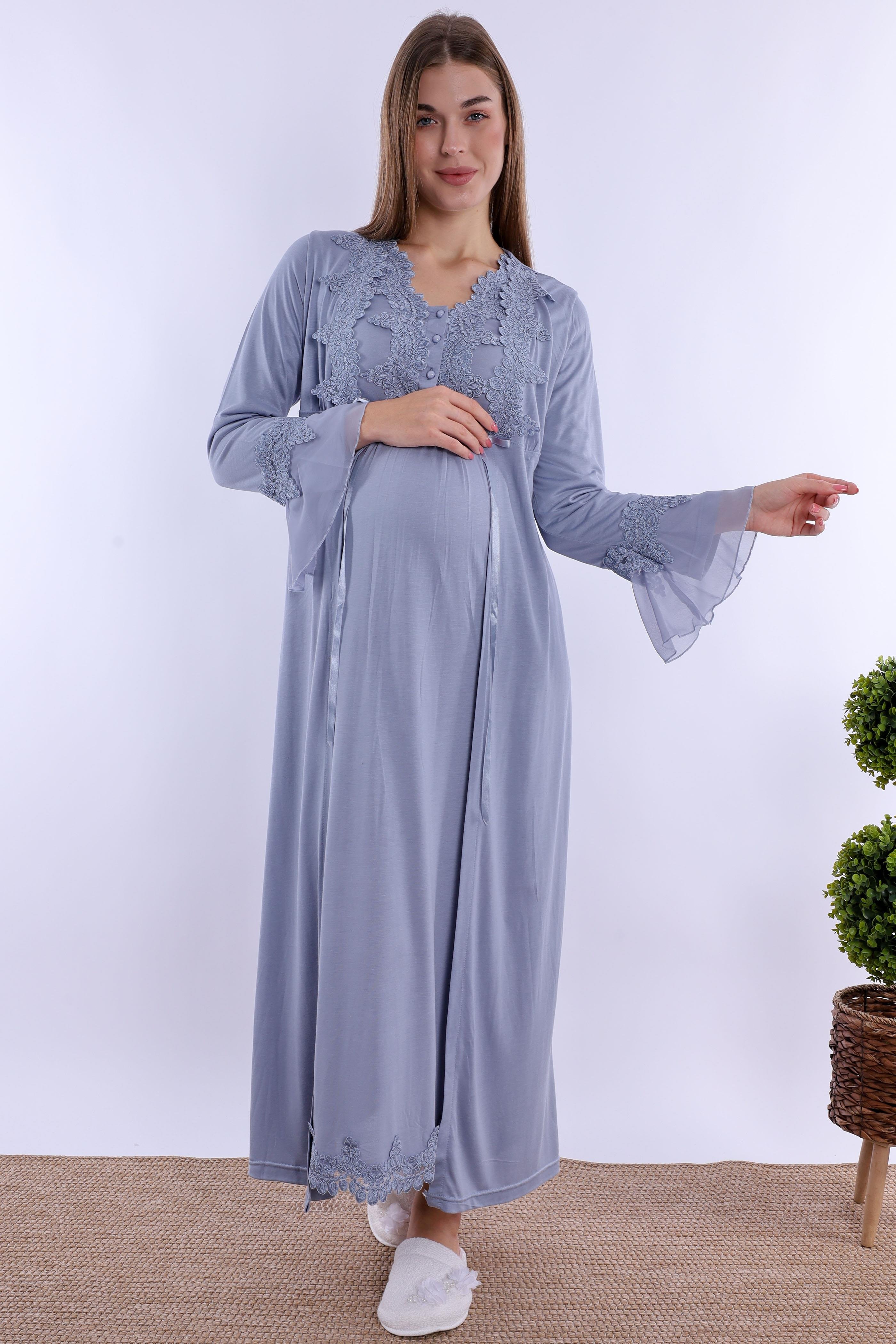 215192 Mavi Hamile Lohusa Set