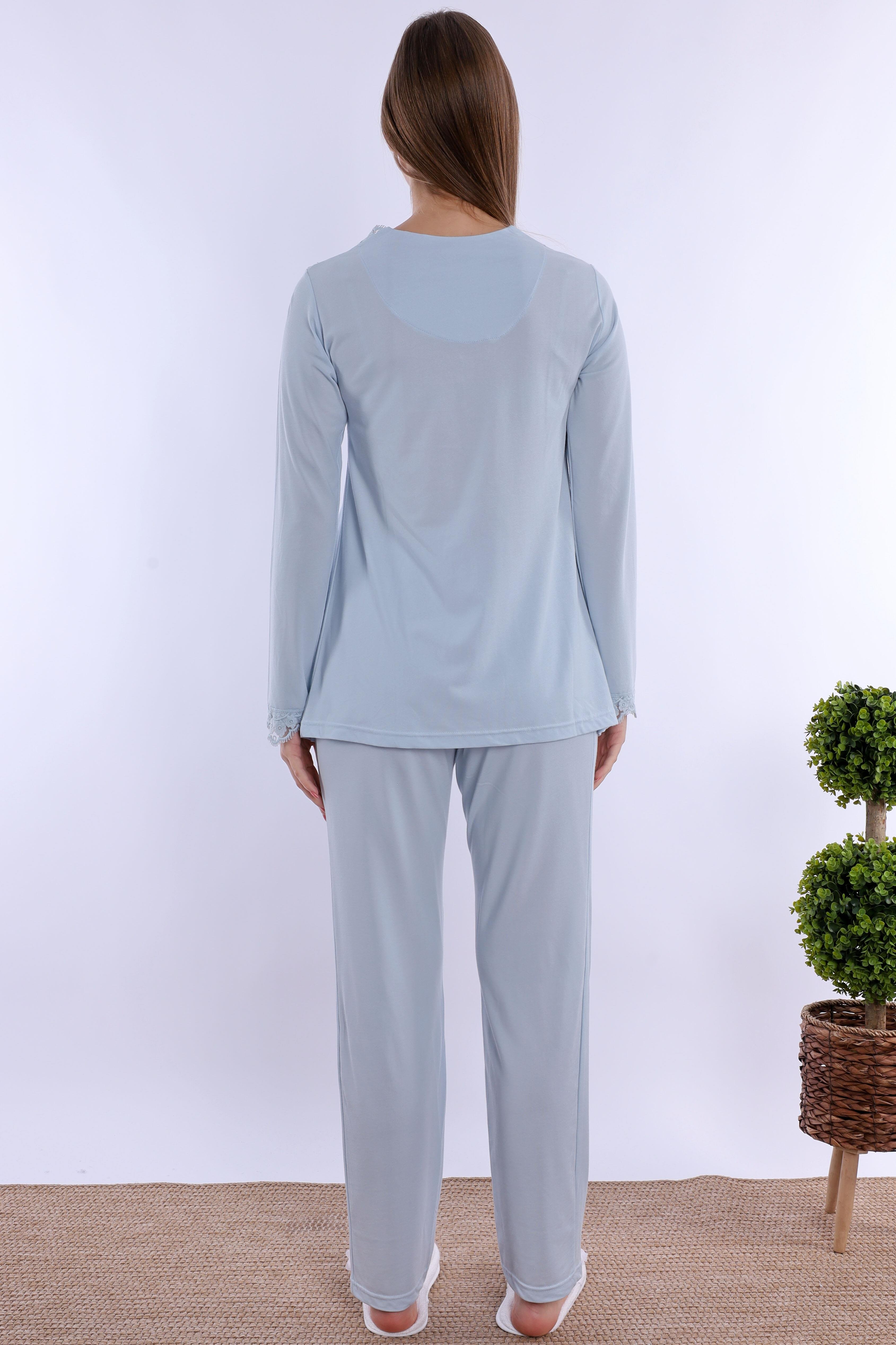 219242 Mavi Hamile Lohusa Set