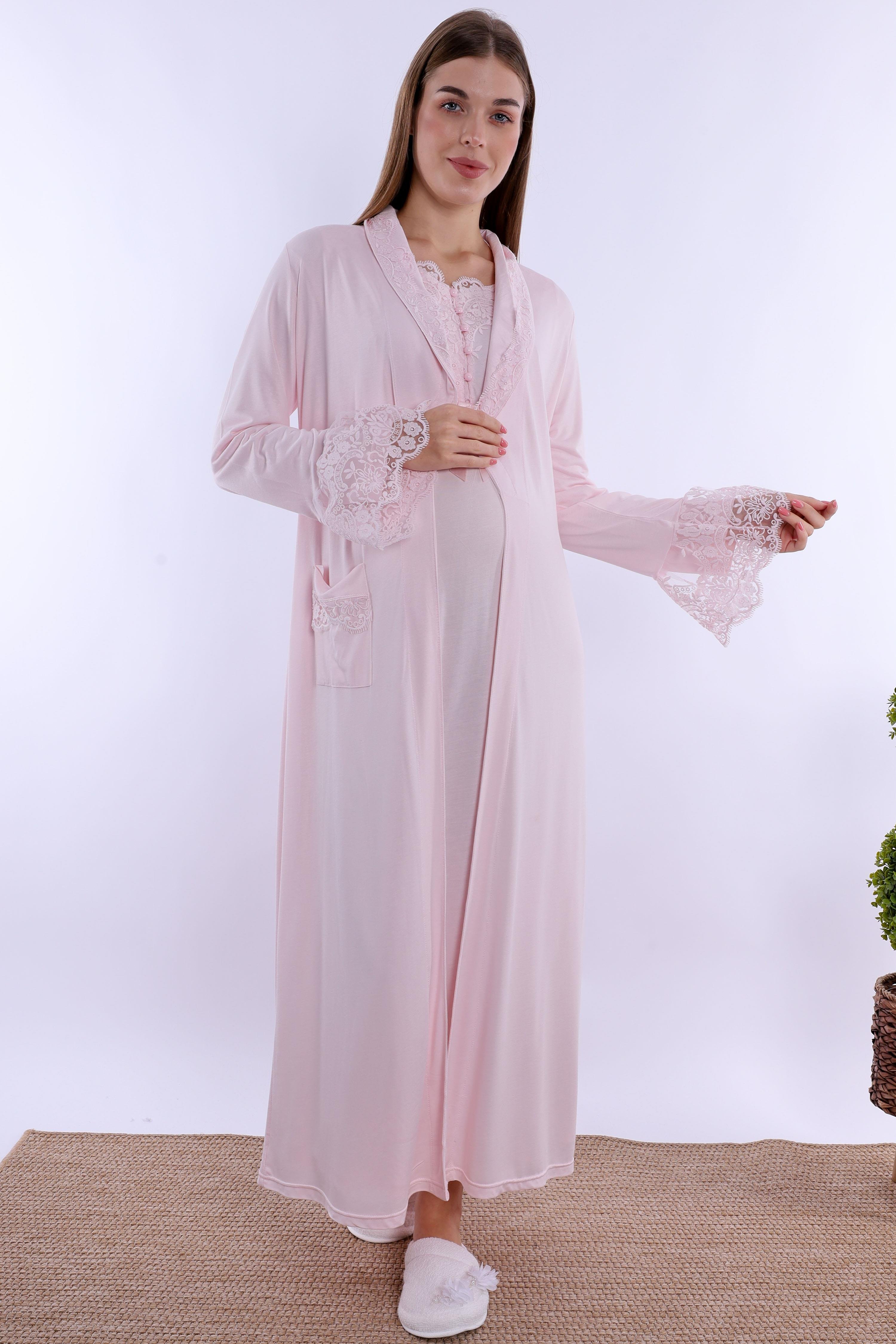 219242 Pembe Hamile Lohusa Set