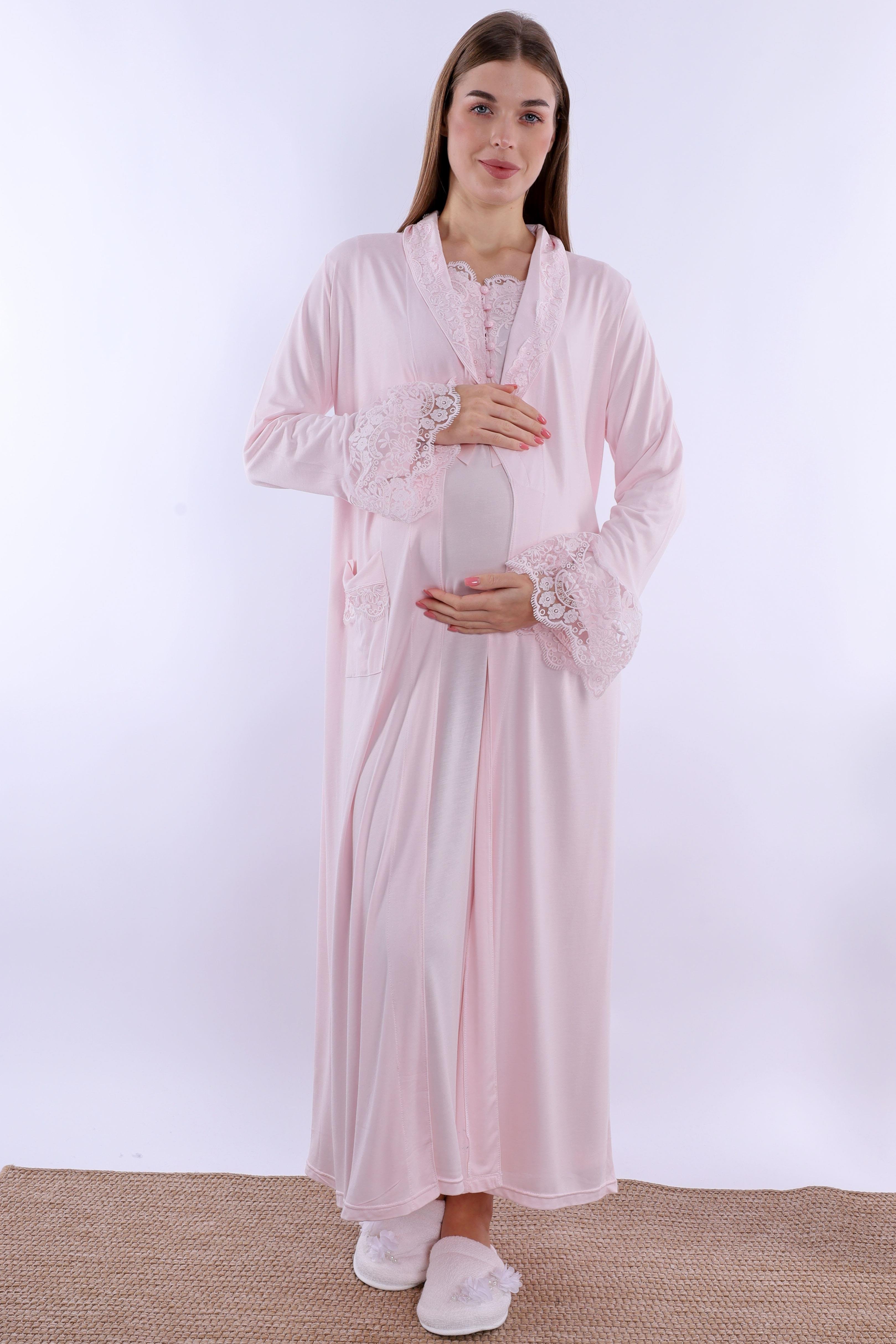 219242 Pembe Hamile Lohusa Set