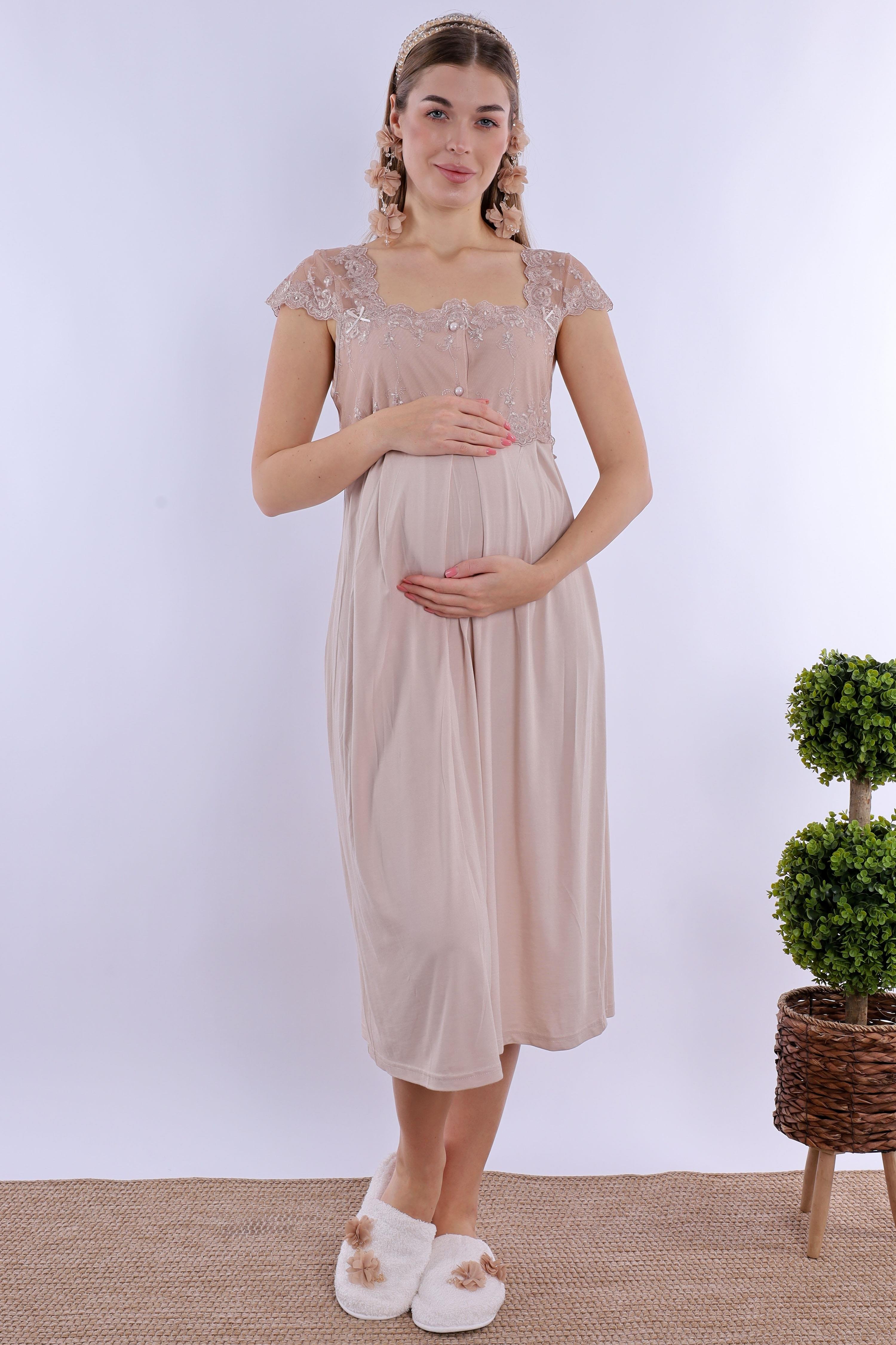 223052 Bej Hamile Lohusa Set