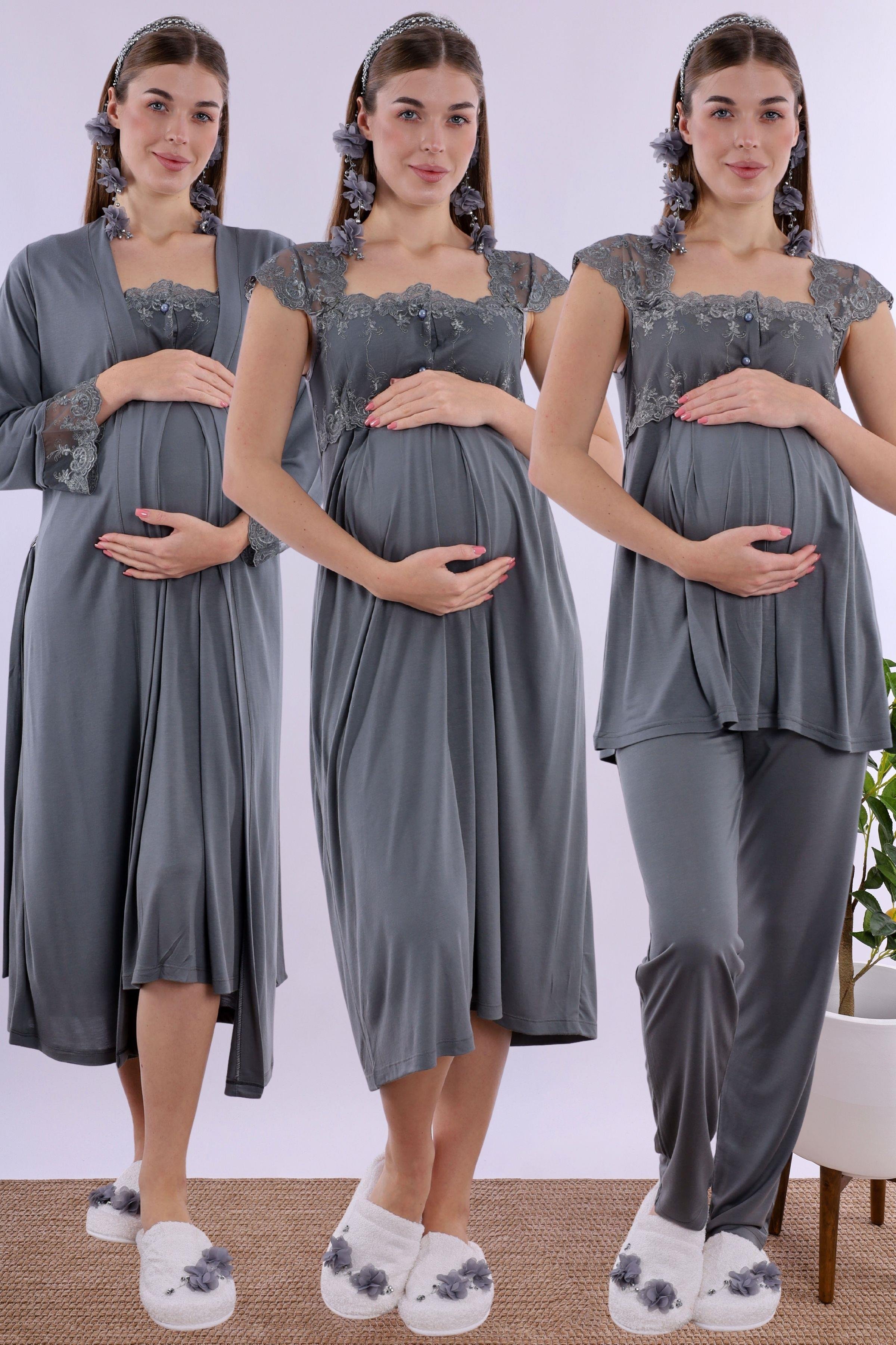 223052 Füme Hamile Lohusa Set