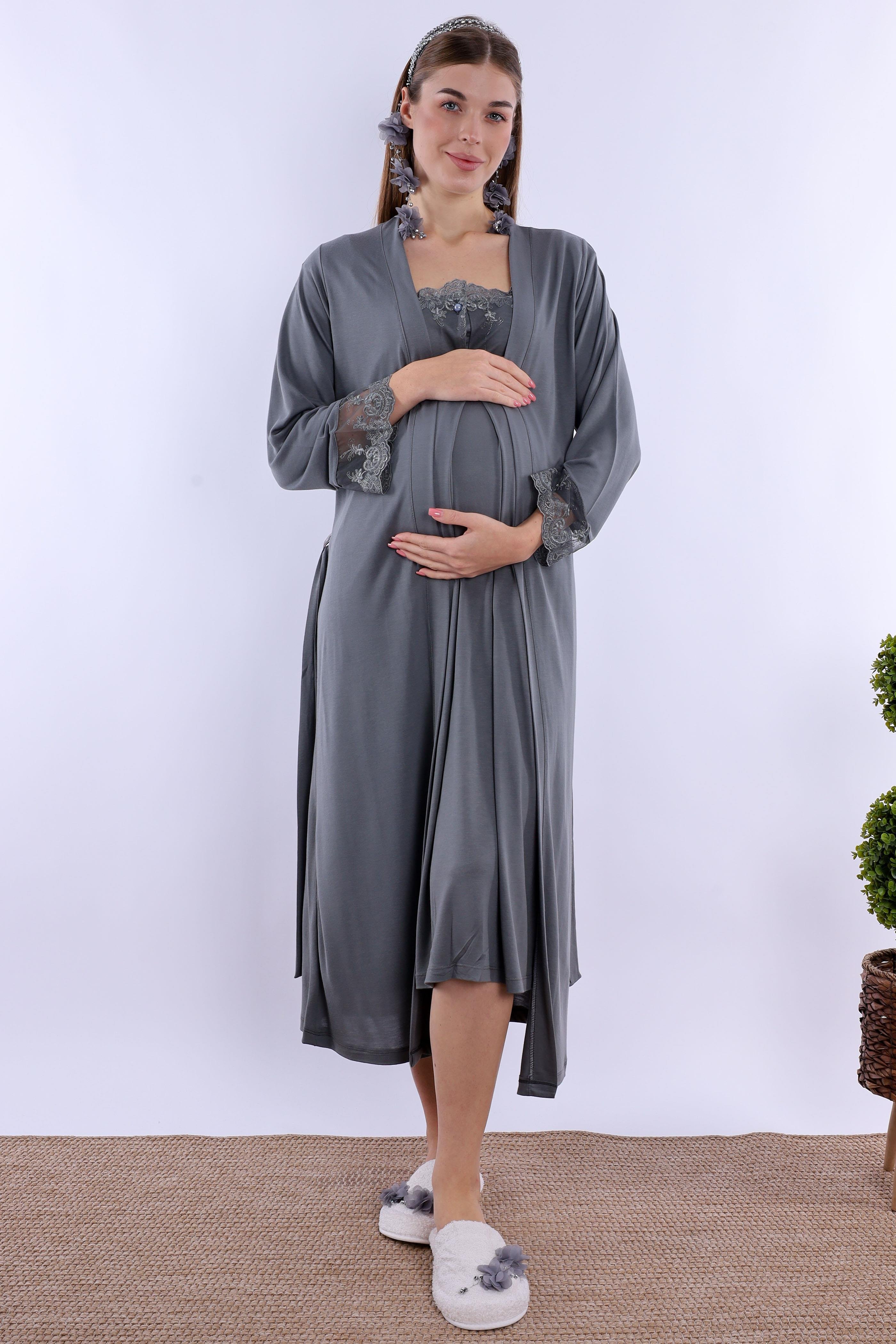 223052 Füme Hamile Lohusa Set