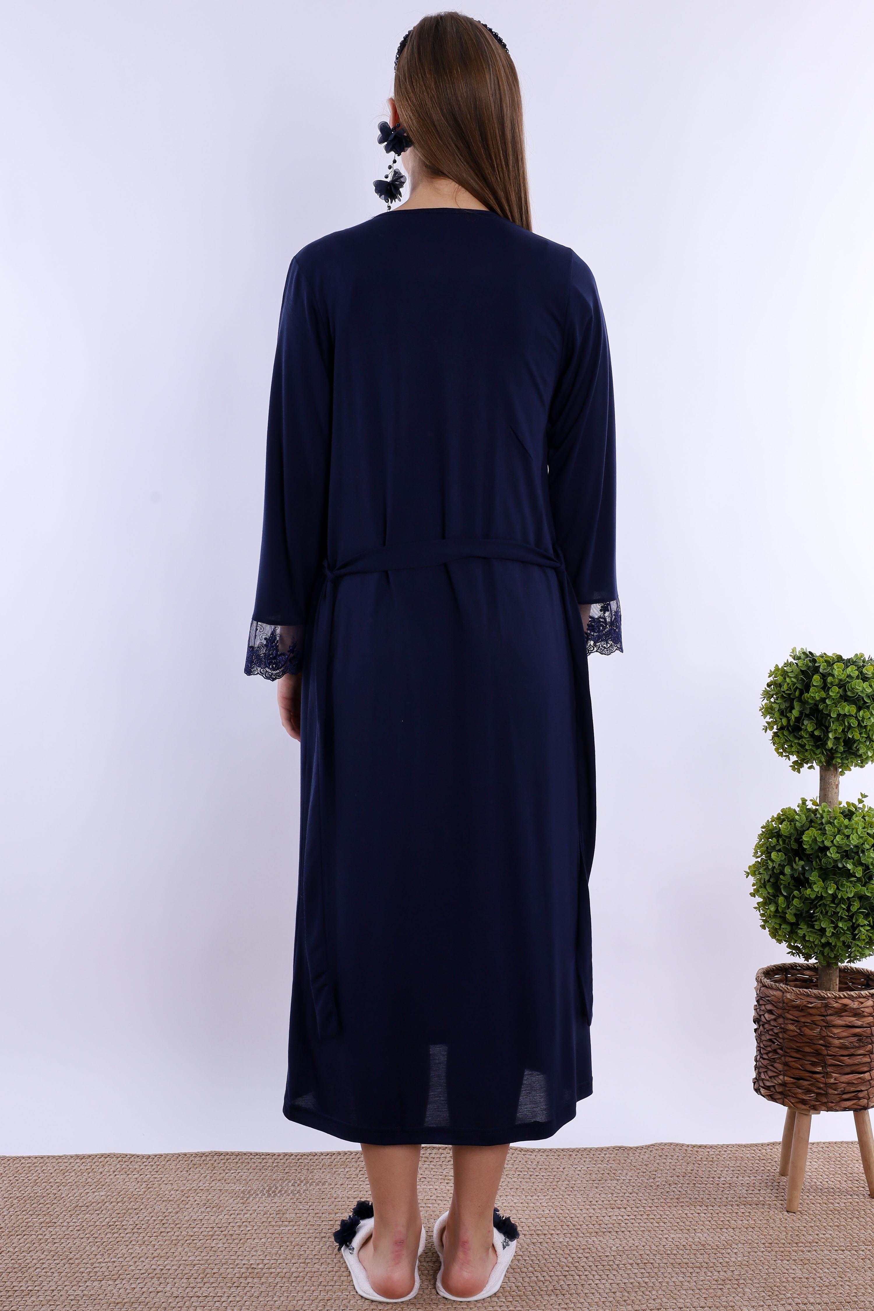 223052 Lacivert Hamile Lohusa Set