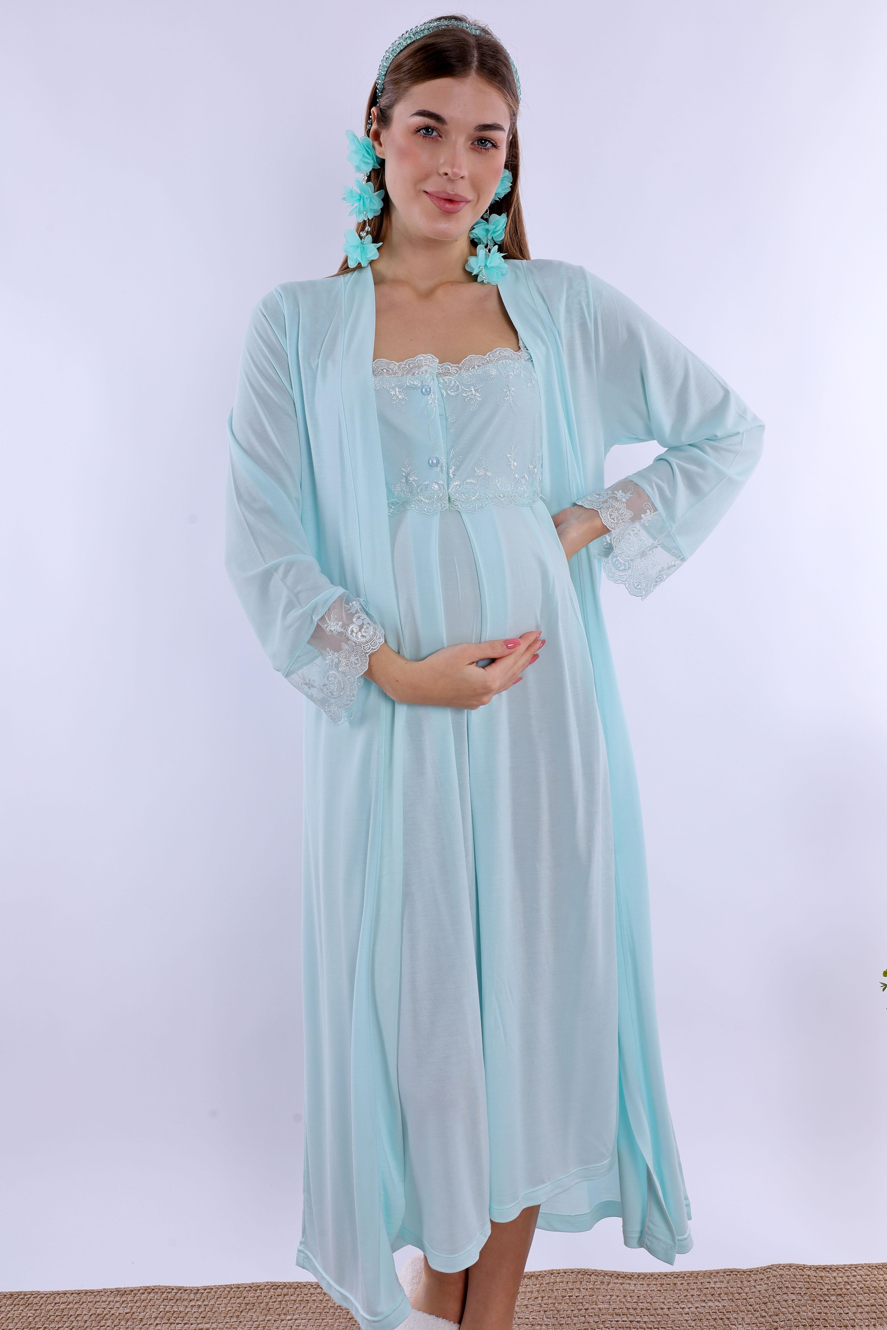 223052 Turkuaz Hamile Lohusa Set