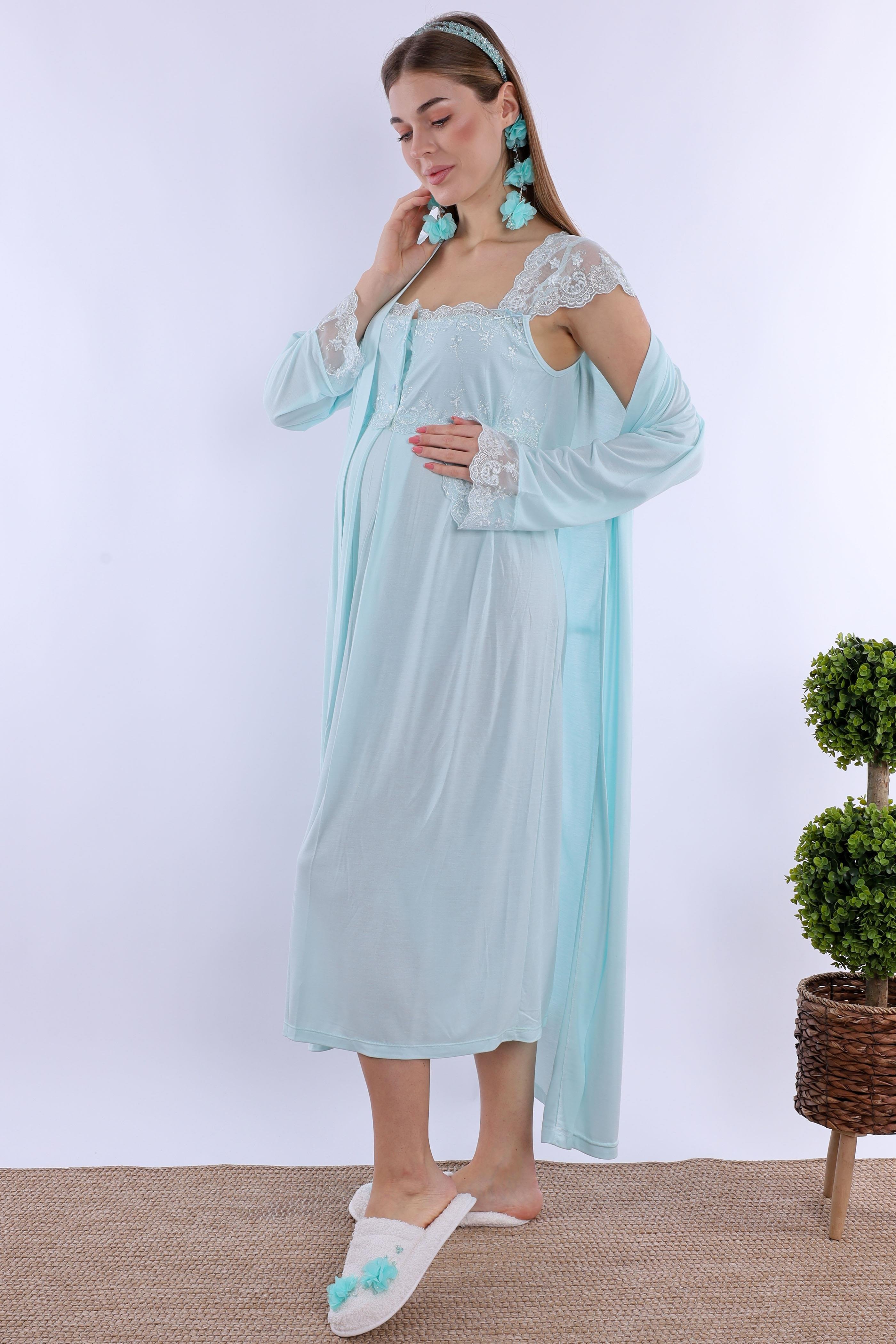 223052 Turkuaz Hamile Lohusa Set