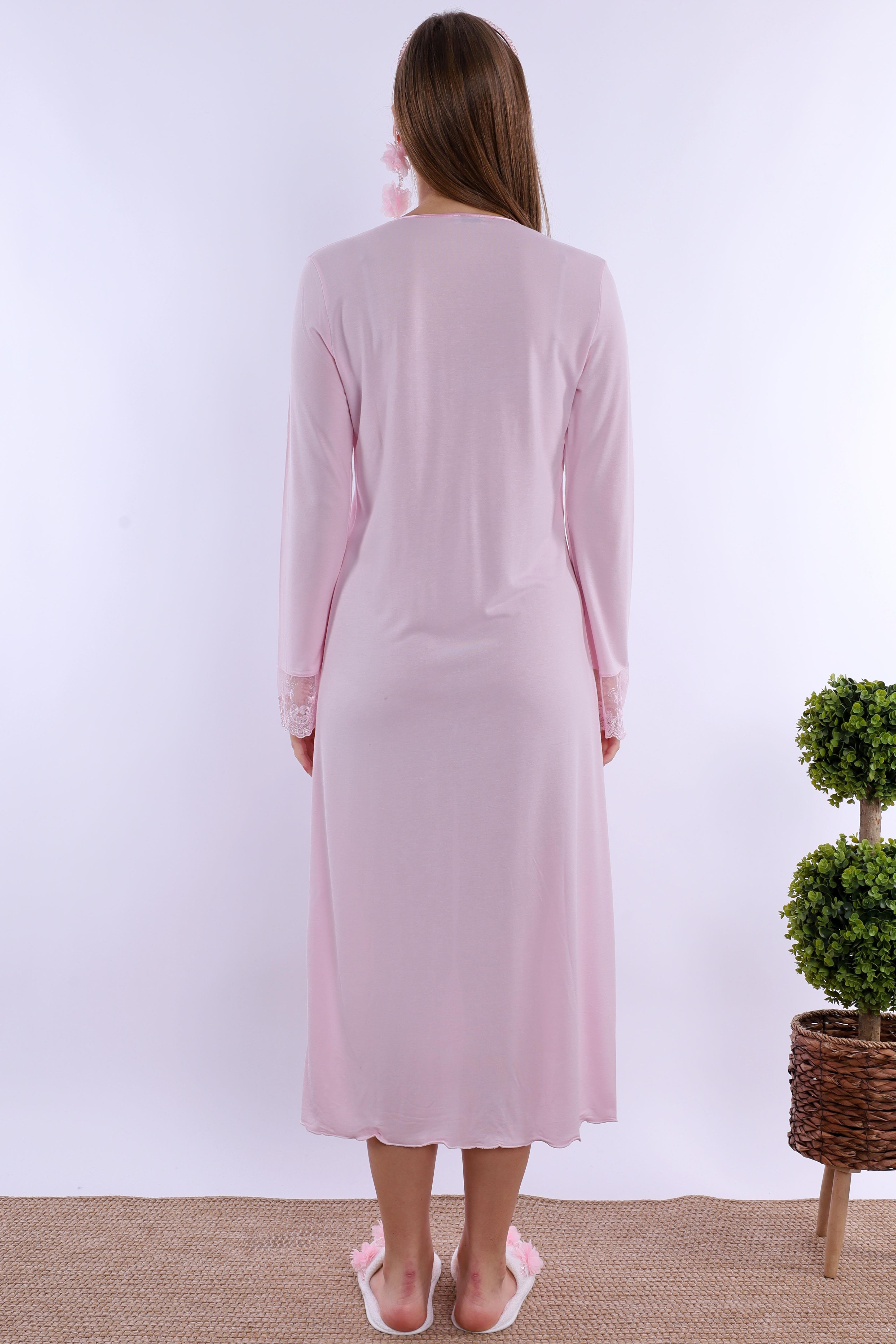 230432 Pembe Hamile Lohusa Gecelik